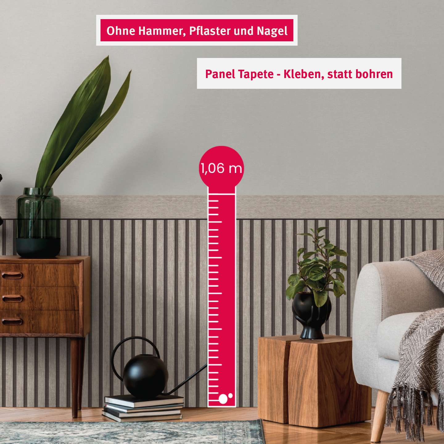 Vliestapete Wallpanel Wandpaneel Akustik-Paneel Muster 397442