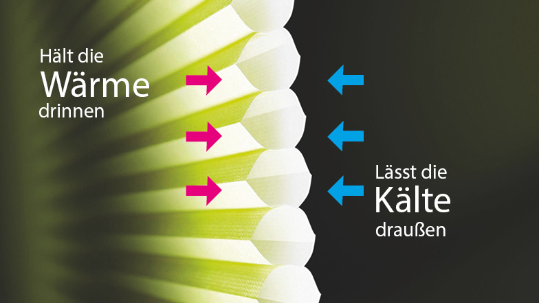 Infografik zu Plissees
