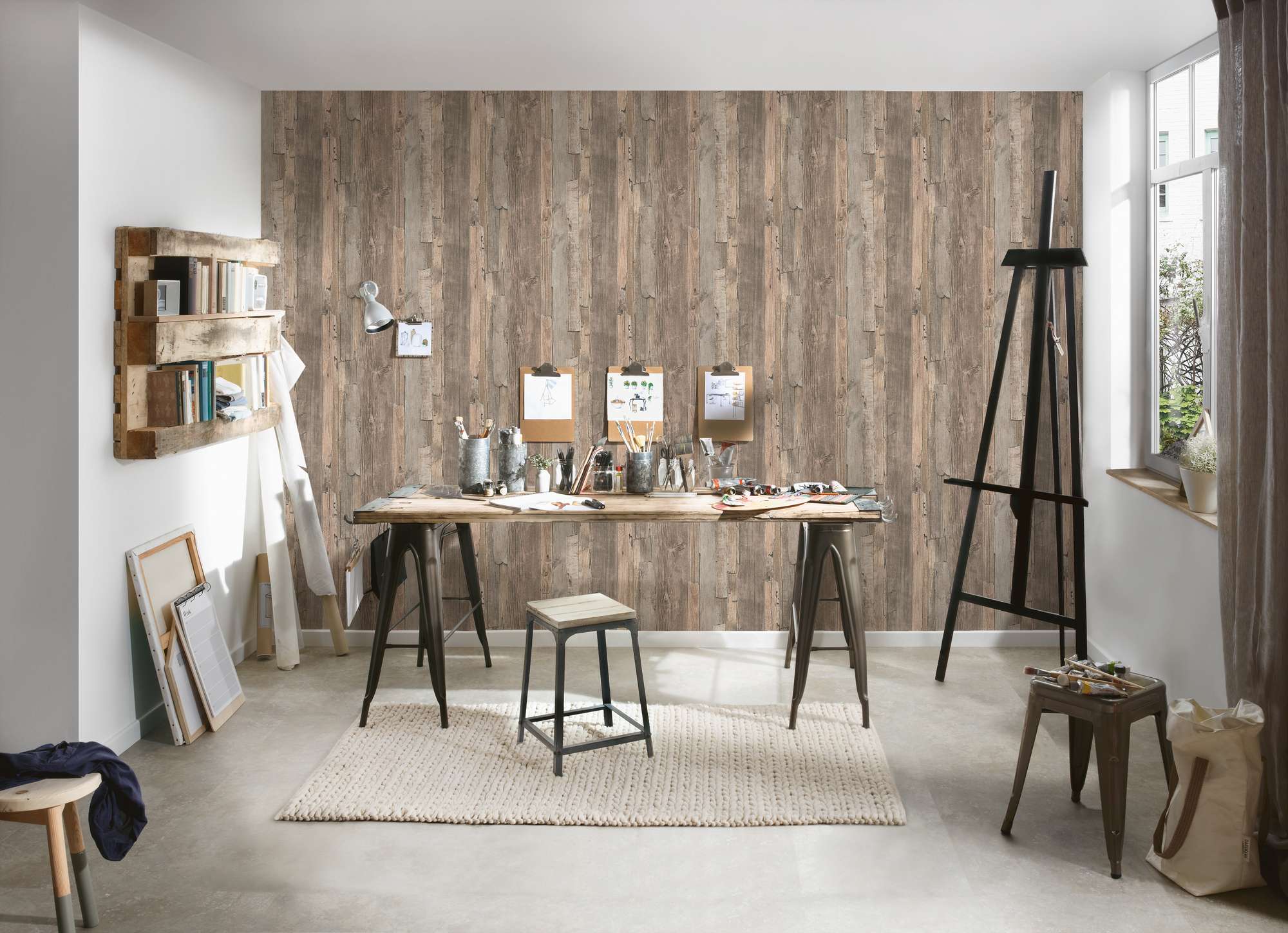 Vliestapete Elements II Holzoptik 954053