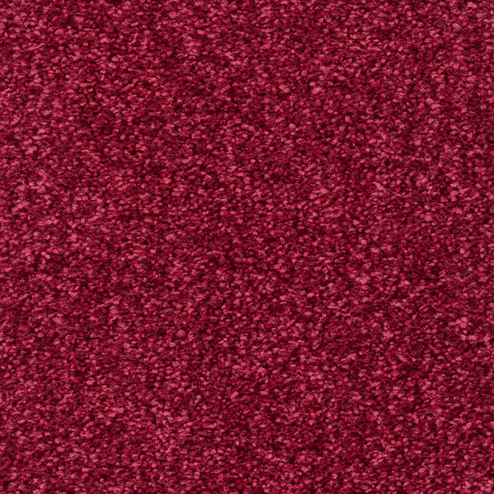 Teppichboden Derby Verlours Meterware auf Rolle rot 500 cm