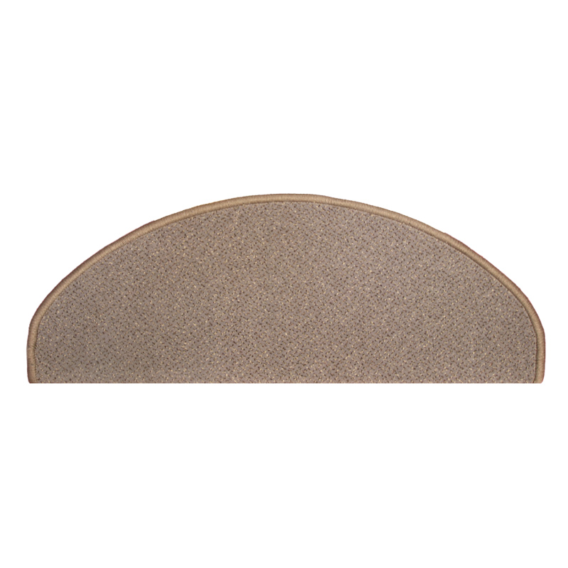Stufenmatte Riva braun/grau halbrund 65 x 23,5 cm