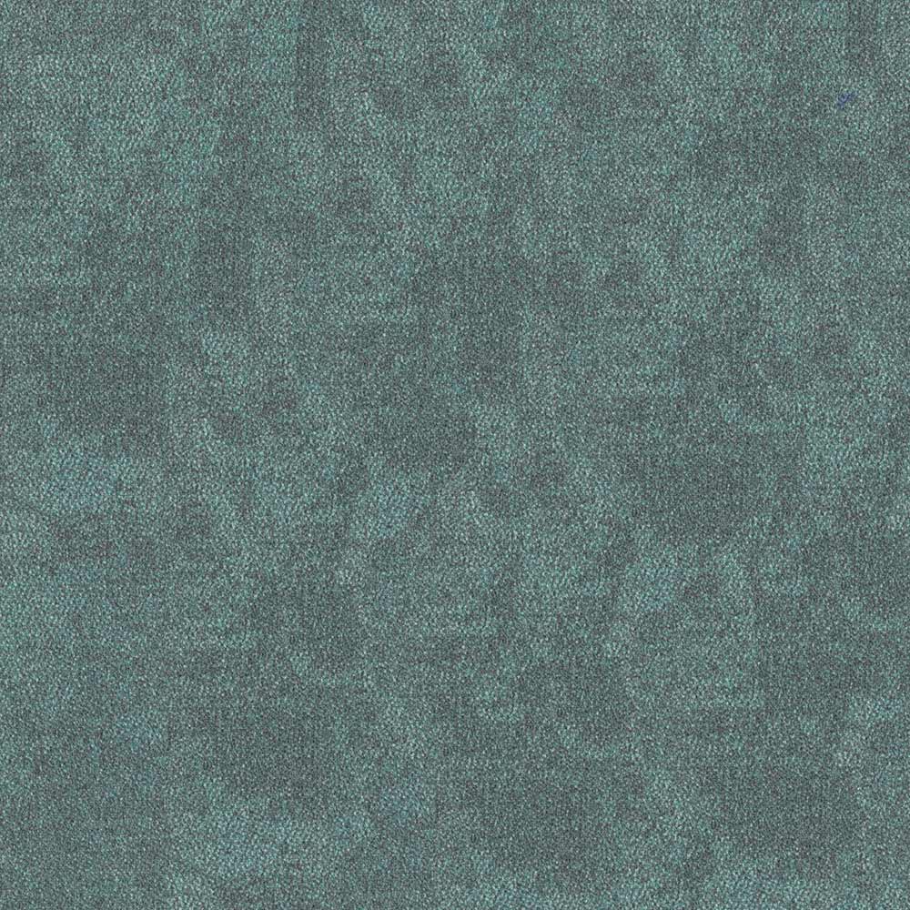 Teppichfliese Challenge 25 x 100 cm Infloor 355 Weiß-Türkises Muster