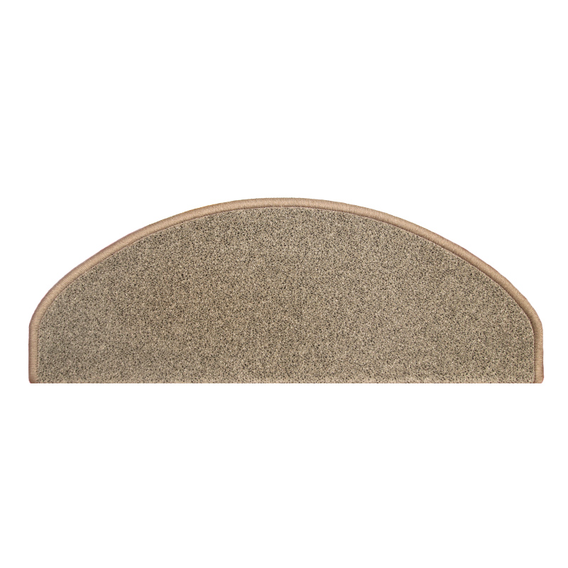 Stufenmatte Riva beige/grau halbrund 65 x 23,5 cm