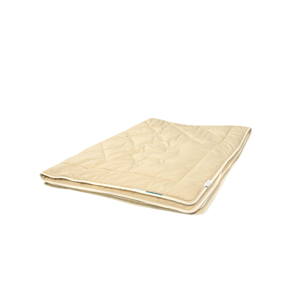 Steppbett Kamelhaar Duo weich Steppdecke braun 135x200cm