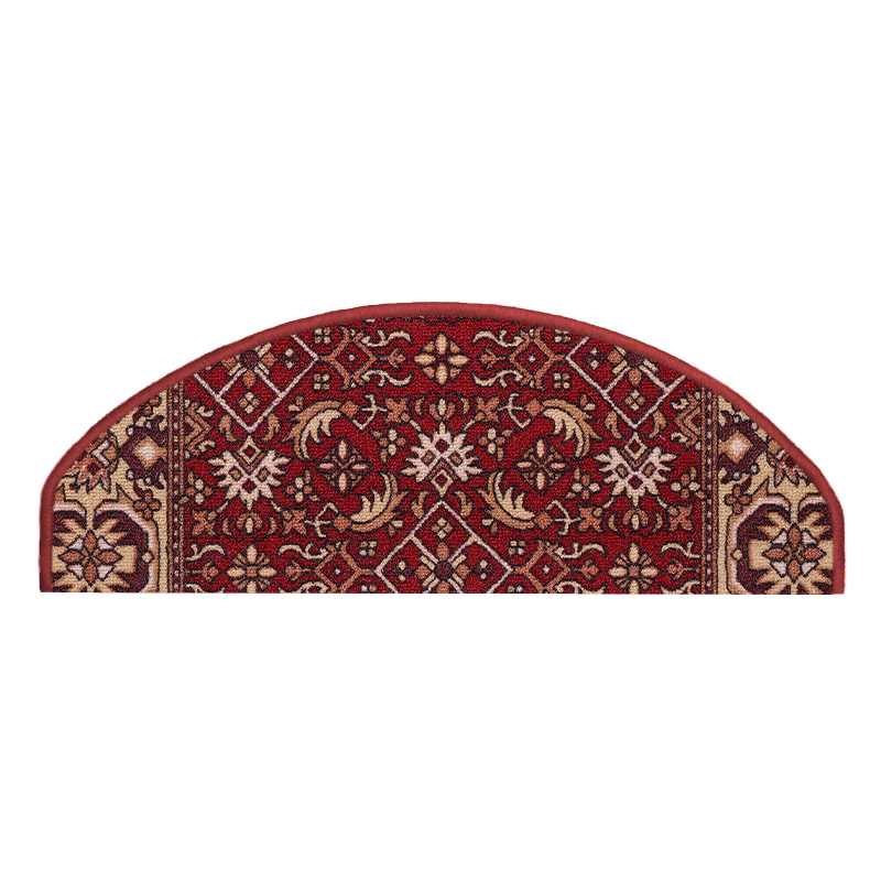 Stufenmatte Bidjar rot halbrund 56 x 18 cm