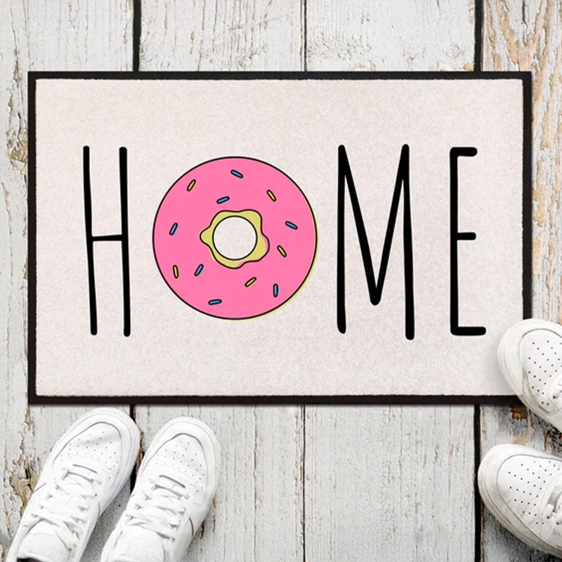 Schmutzfangmatte Donut weiß 60x90 cm