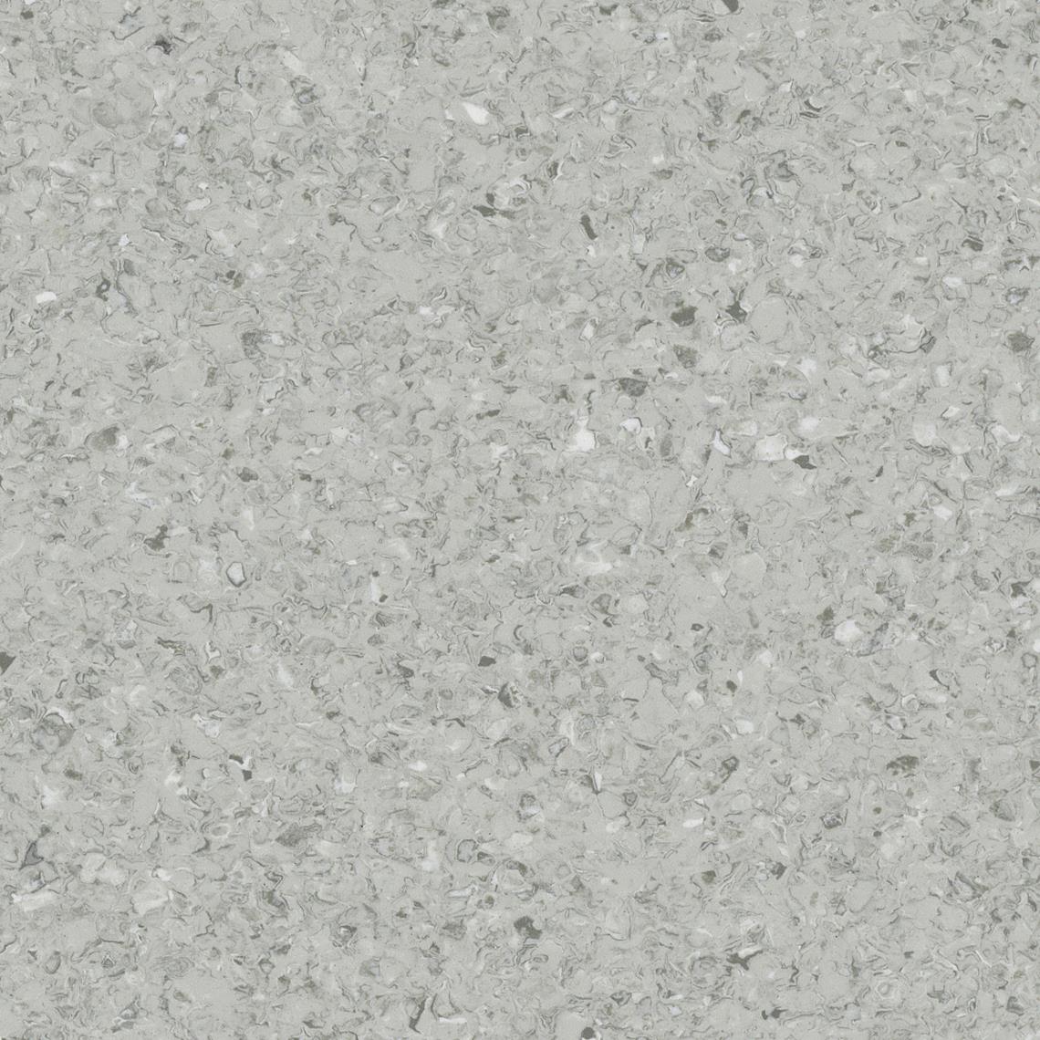 PVC-freier Bodenbelag Zero Steinstruktur Meterware auf Rolle 5764 Silbergrau 145 cm