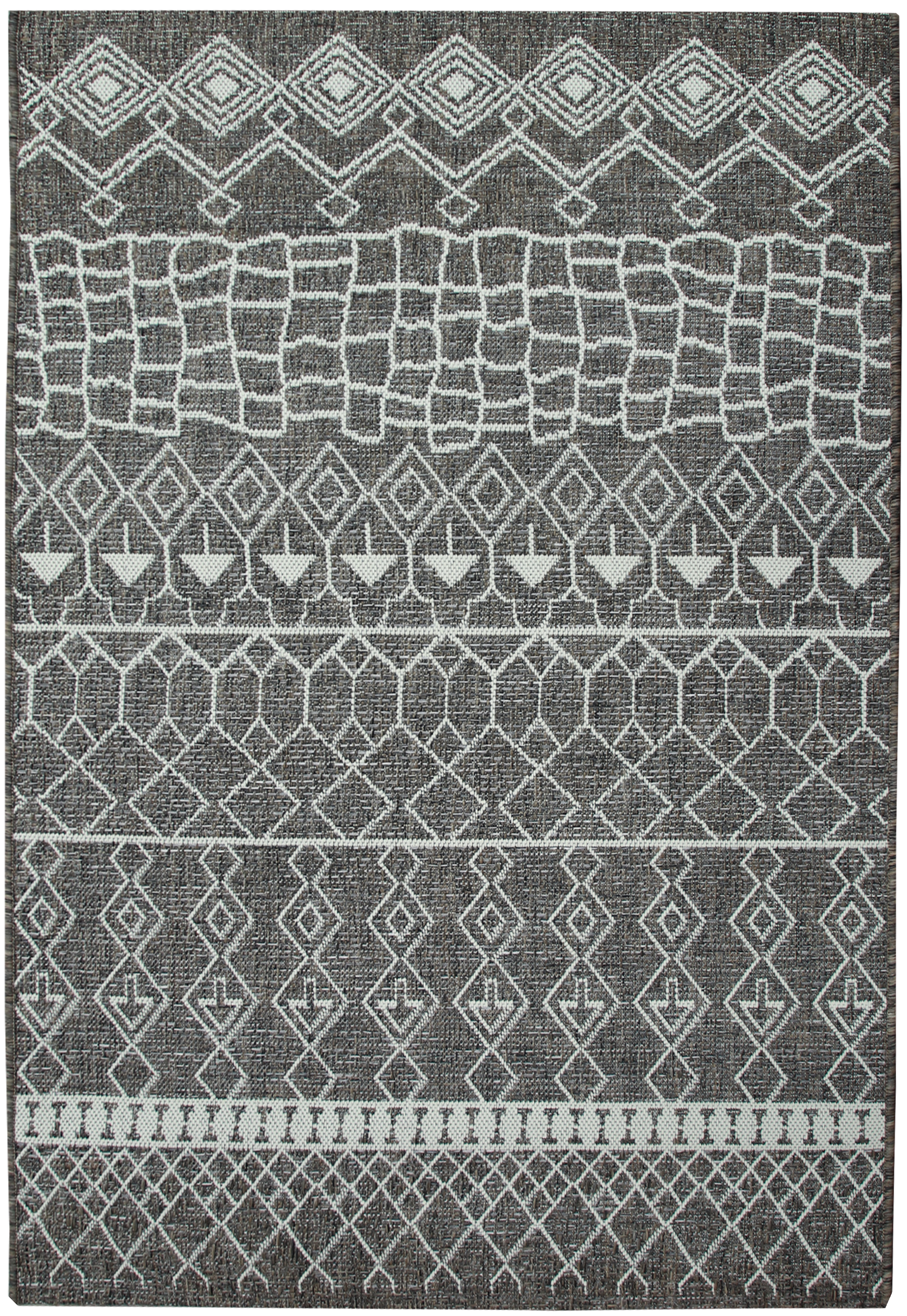 Teppich Sunset Flachgewebe Outdoor beige