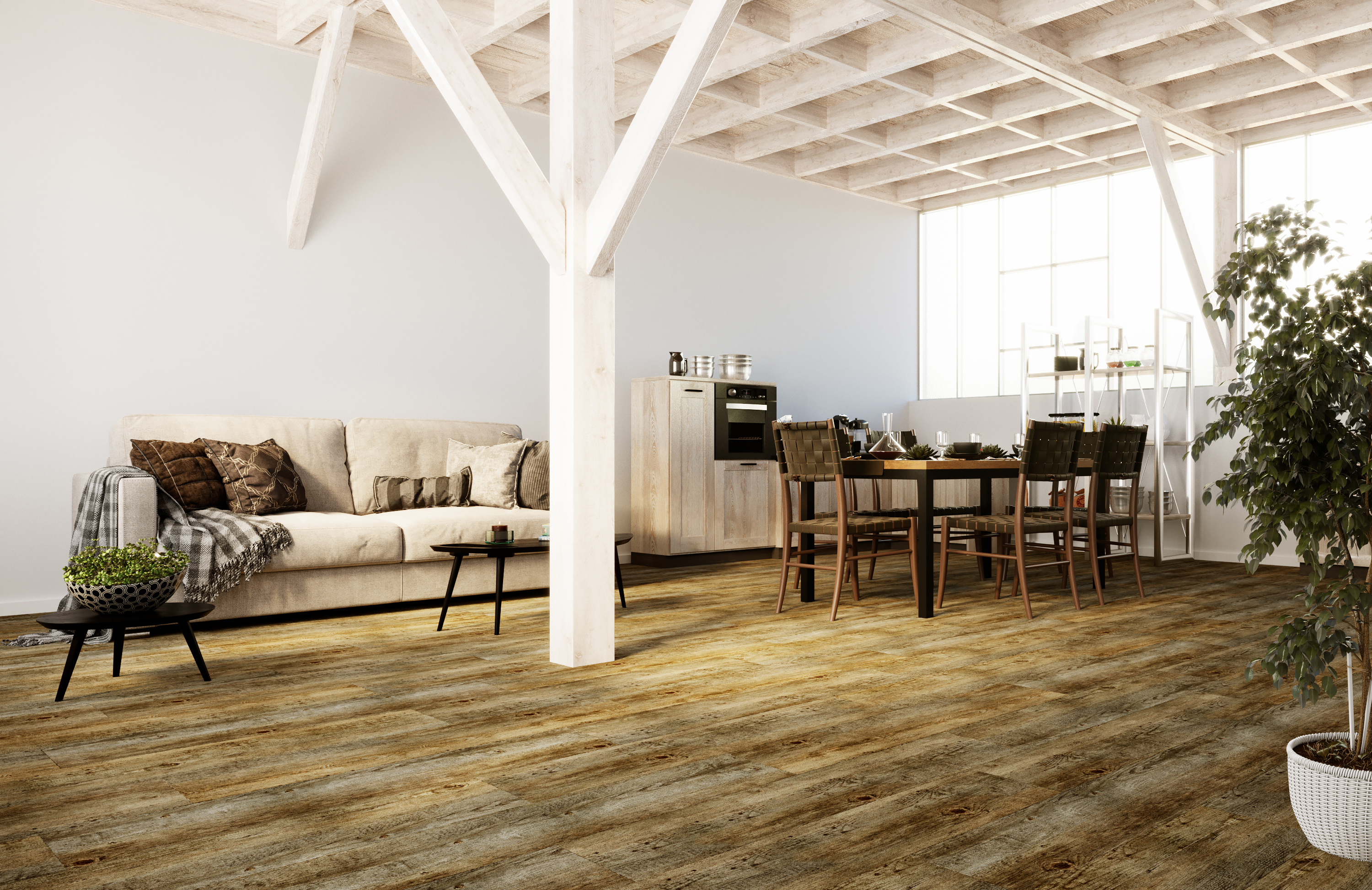 Teppichfliese Cara 25 x 100 cm Infloor