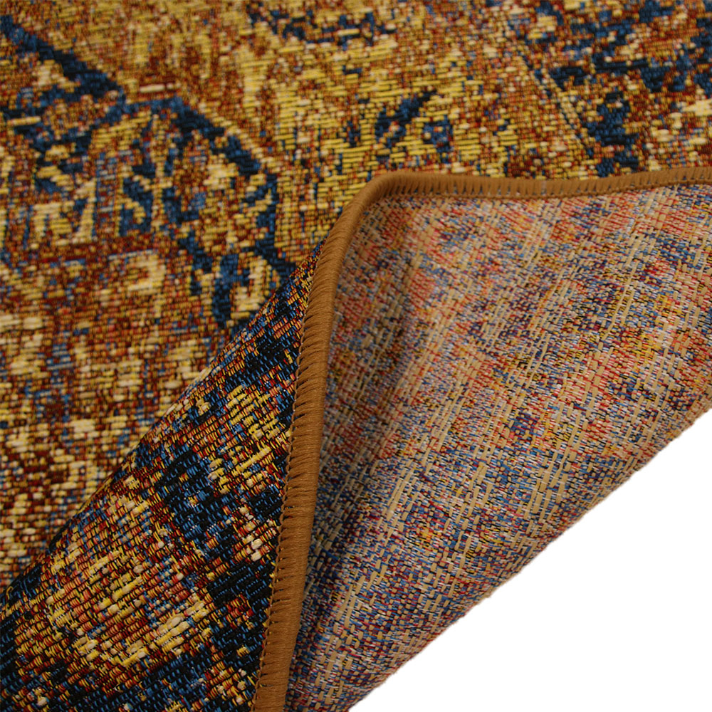 Teppich Funky Outdoor Orient One Gold 100 x 100 cm rund | Schmidt - IHR  AUSSTATTER
